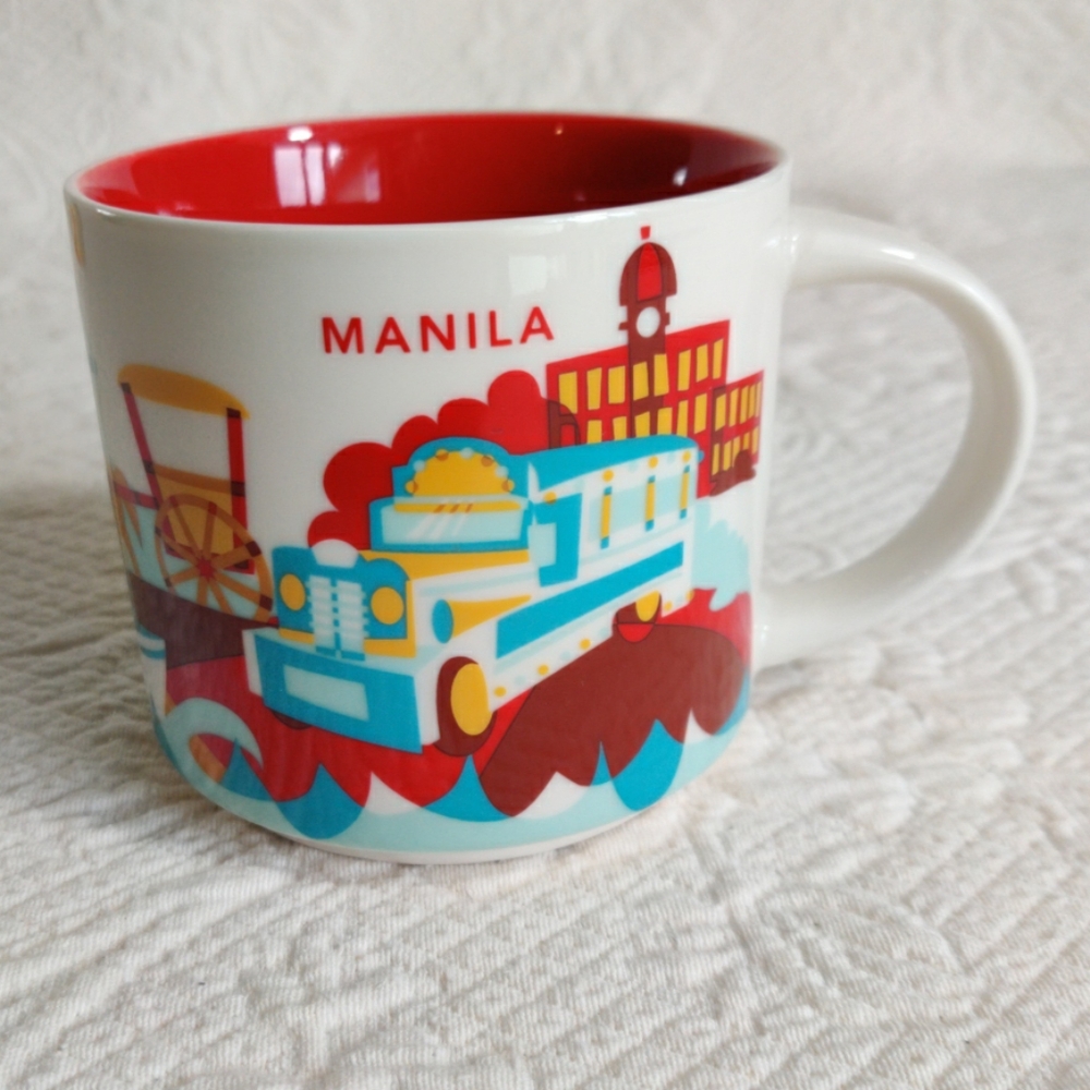 SOLD - Starbucks Manila You Are Here Collection Coffee Mug, 2018 14oz Used